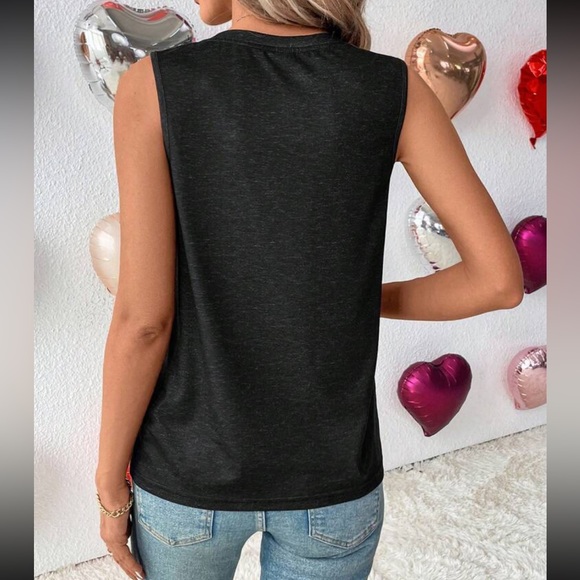 Boho hearts print tank top - Picture 3 of 6